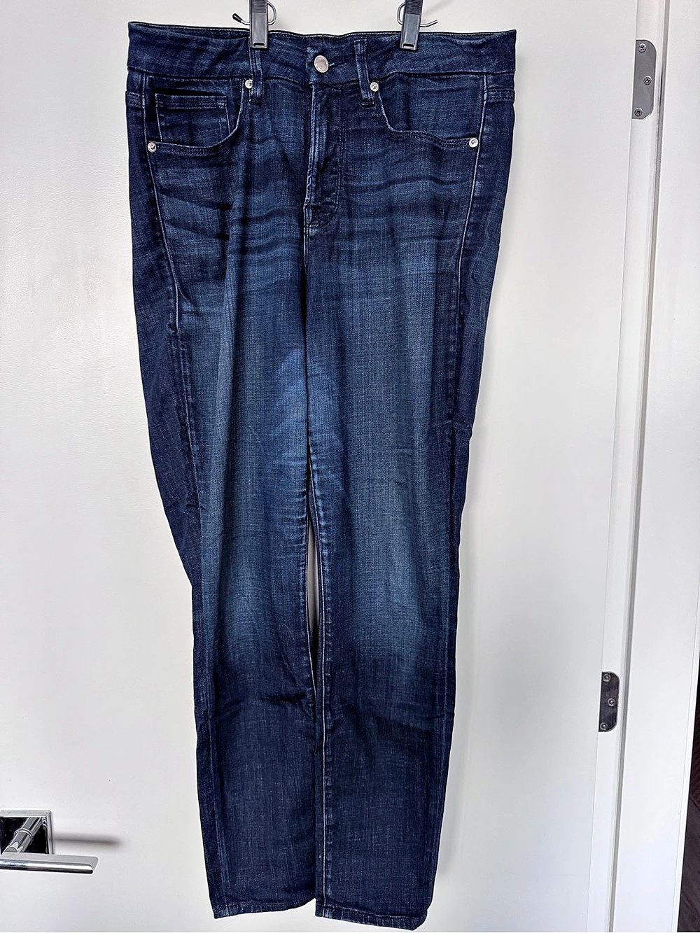 Good American GL103T Straight Leg Jeans in Blue Size 8